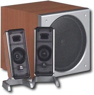 Angle Standard. Logitech - 3-Piece Speaker System.
