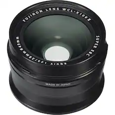 Front. Fujifilm - Fujinon WCL-X100 II Wide Conversion Lens for X100F Digital Camera - Black.