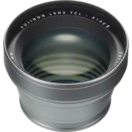 Fujifilm - Fujinon TCL-X100 II Tele Conversion Lens for X100F Digital Camera - Silver