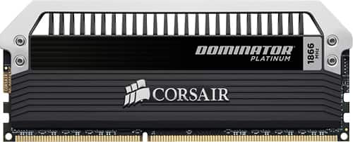 Front. CORSAIR - Dominator Platinum 2-Pack 4GB PC3-15000 DDR3 DIMM Desktop Memory Kit - Multi.