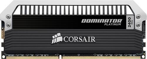 Front Standard. Corsair - Dominator Platinum 4-Pack 4GB PC3-19200 DDR3 DIMM Desktop Memory Kit.