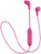 Left Zoom. JVC - HA FX9BT Gumy Wireless In-Ear Headphones (iOS) - Pink.