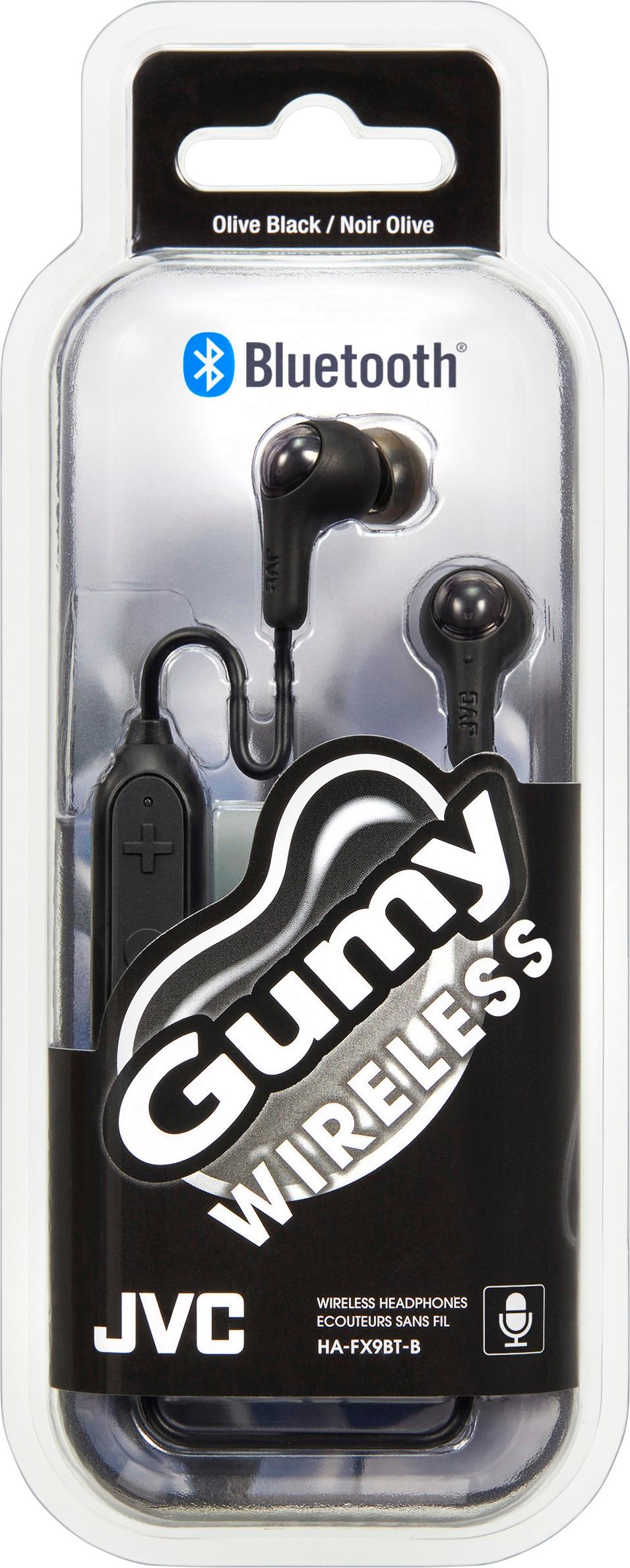 Best Buy: JVC HA FX9BT Gumy Wireless In-Ear Headphones (iOS) Black