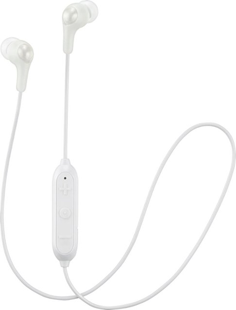 Angle Zoom. JVC - HA FX9BT Gumy Wireless In-Ear Headphones (iOS) - White.