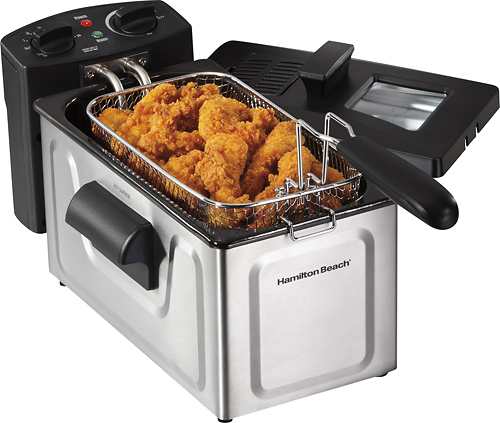 UPC 040094352005 product image for Hamilton Beach - 8-Cup Deep Fryer - Stainless-Steel | upcitemdb.com