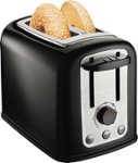 Angle Zoom. Hamilton Beach - SmartToast 2-Slice Wide-Slot Toaster - Black.
