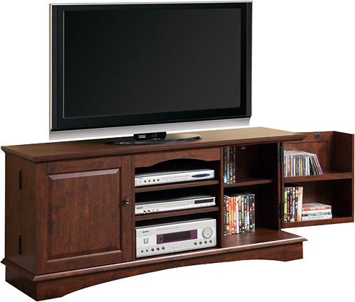 Angle View: Walker Edison - TV Stand for Most TVs Up to 65" - Brown