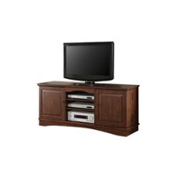 Walker Edison - TV Stand for Most TVs Up to 65" - Brown - Front_Zoom