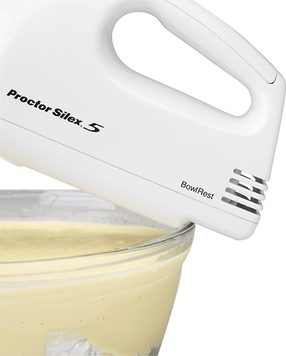 Best Buy: Black & Decker PowerPro Hand Mixer White MX250Power