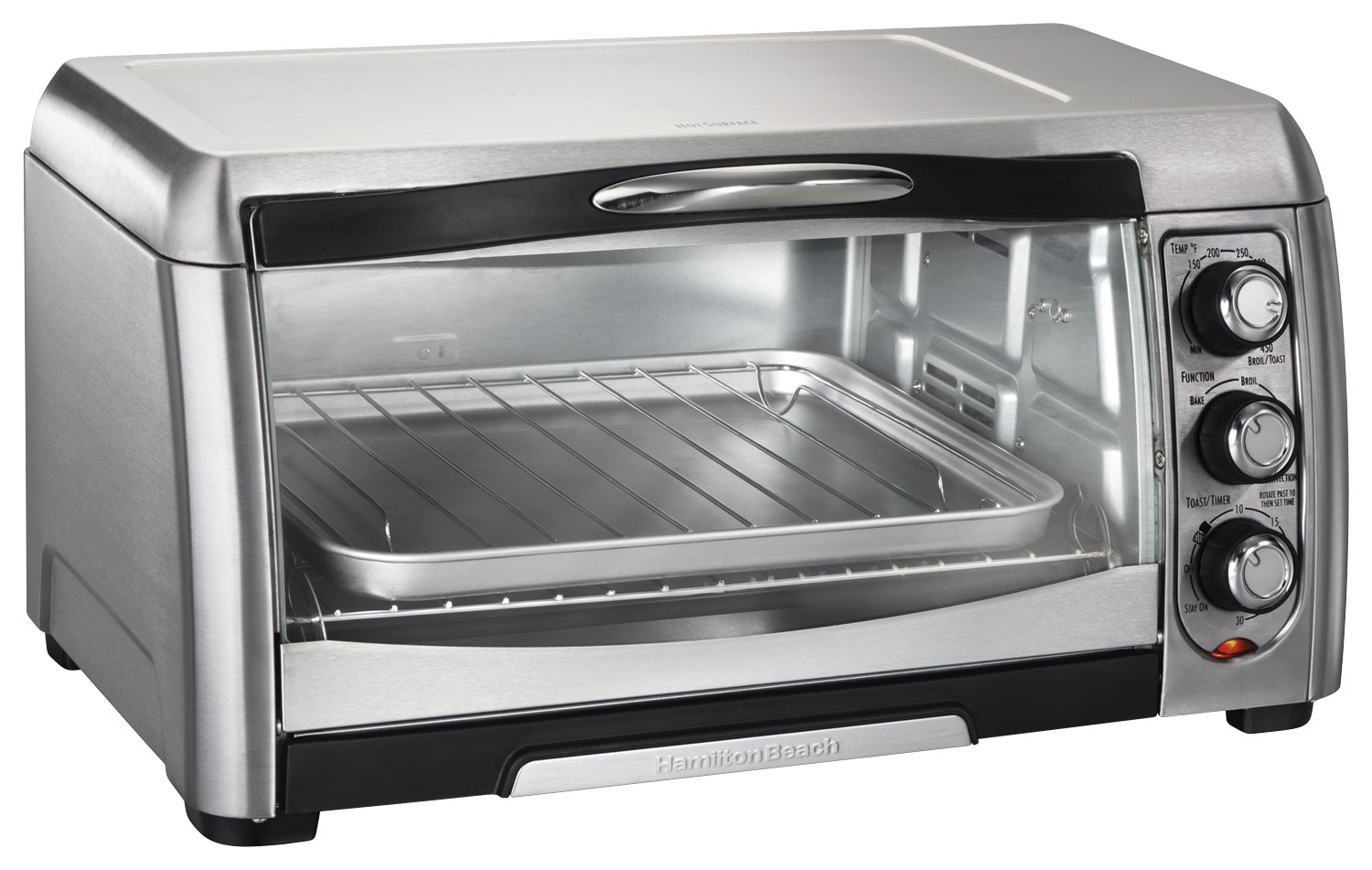 Hamilton Beach Convection Toaster Oven Stainless-Steel 31333 - Best Buy