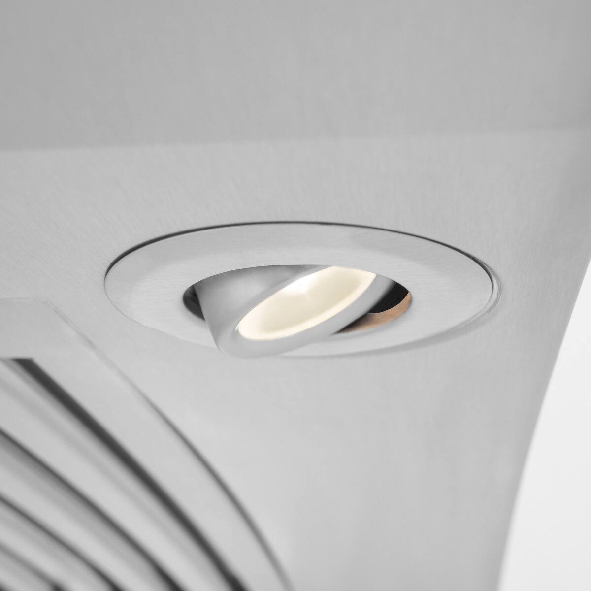 Alt View 14. ZLINE - ZLINE 30 in. Convertible Vent Convertible Vent Wall Mount Range Hood in Stainless Steel & Glass (KN4-30) - Stainless steel.