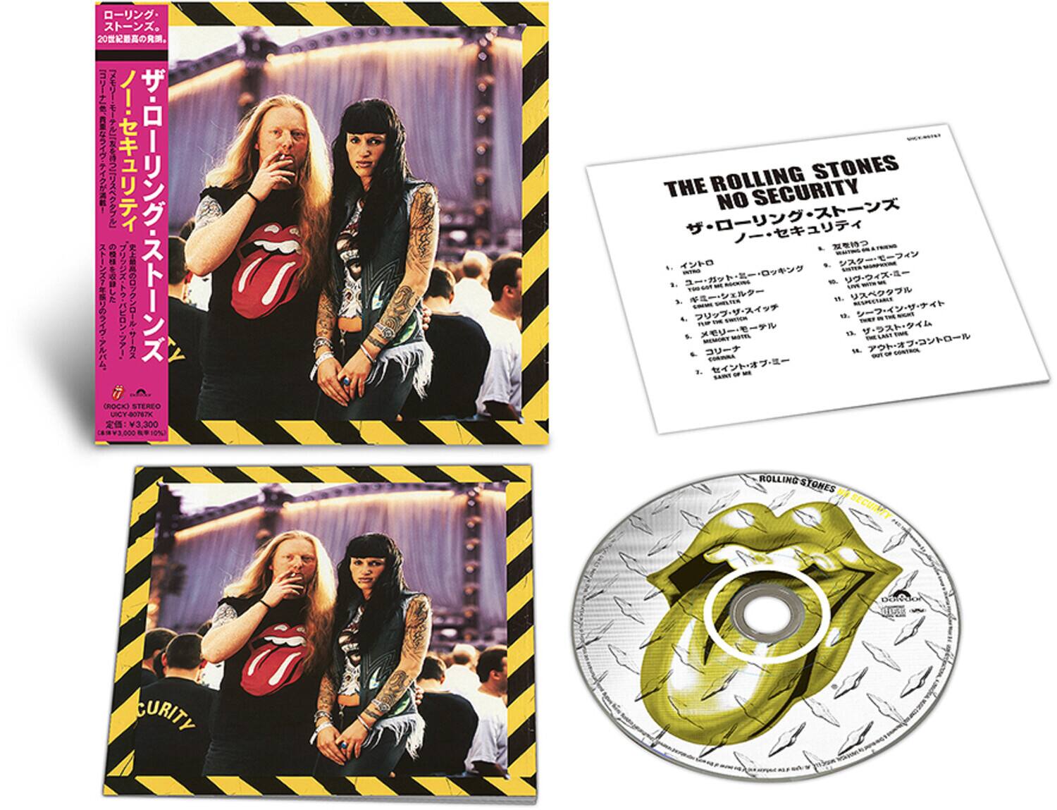 The Rolling Stones - No Security - Limited SHM Paper Sleeve   - COMPACT DISCS [CD]