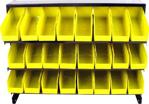 Front Standard. Trademark - Trademark Tools 24-Bin Parts Storage Rack.