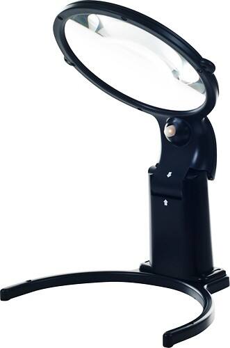 Angle Standard. Trademark - Trademark Tools Lumagny 5" Hands-Free Magnifier - Black.