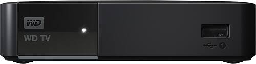 Front. WD - TV Personal Content Media Player - Black.