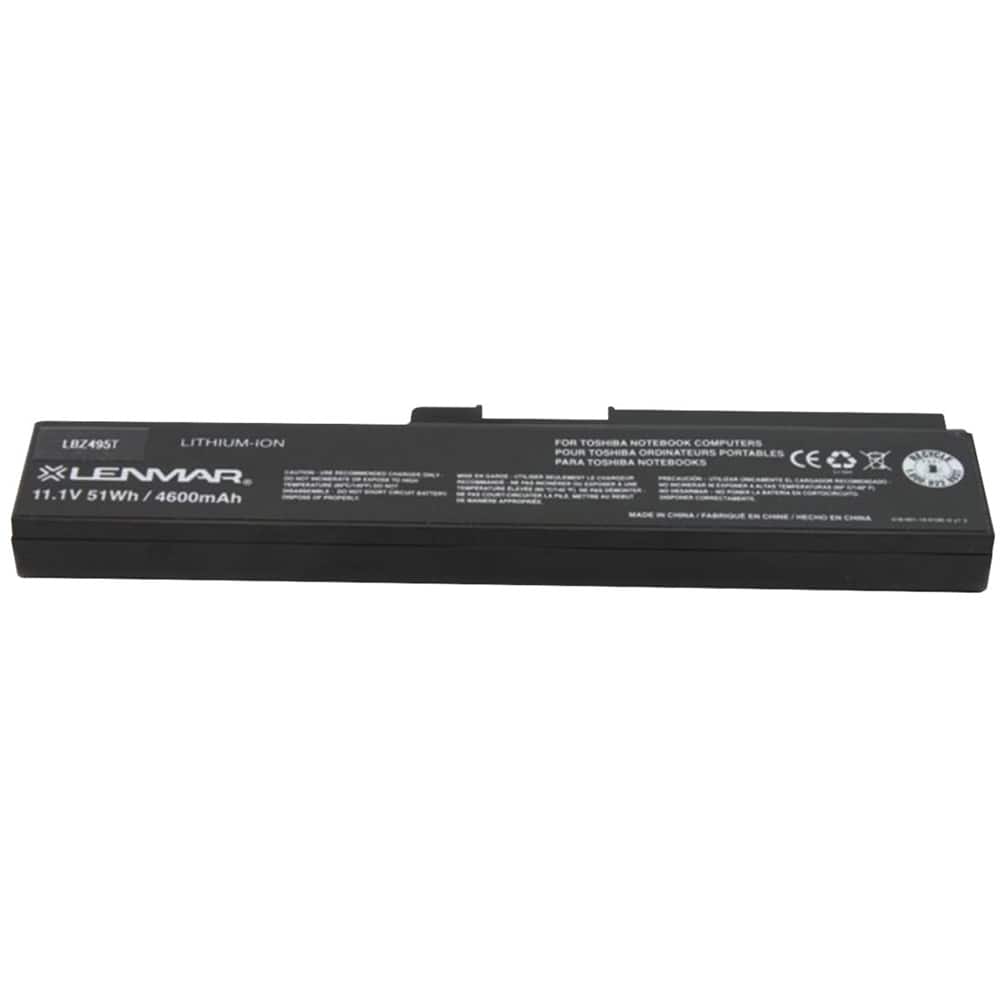 Lenmar - Lithium-Ion Battery for Toshiba Satellite A660 and A660/07 Laptops - Larger Front