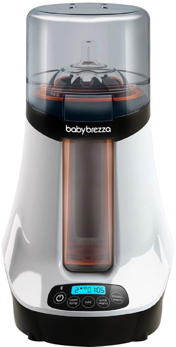 Angle. Baby Brezza - Safe + Smart Bottle Warmer - White.