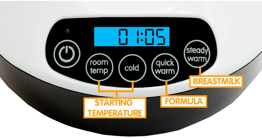Alt View 13. Baby Brezza - Safe + Smart Bottle Warmer - White.