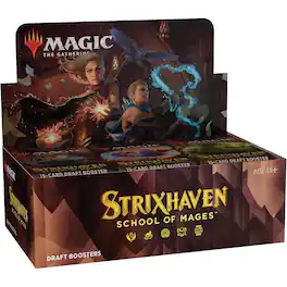 Wizards of The Coast - Magic: The Gathering TCG: Strixhaven Draft Booster Box - 36 packs