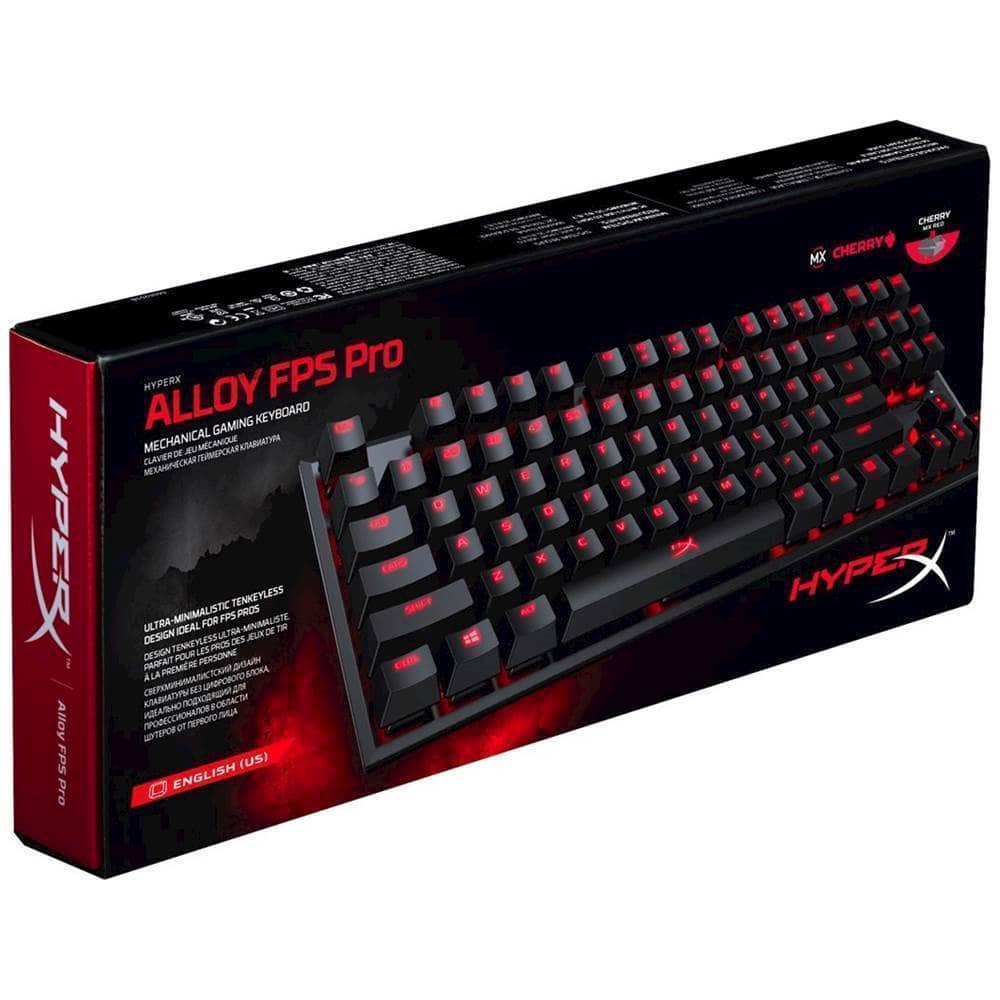 Alt View 13. HyperX - Alloy FPS Pro Wired TKL Mechanical Gaming USB Keyboard - Cherry Red MX Switch.