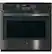 Alt View 11. GE - 30" Built-In Single Electric Convection Wall Oven - Black Stainless Steel.