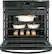Alt View 14. GE - 30" Built-In Single Electric Convection Wall Oven - Black Stainless Steel.