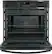 Alt View 15. GE - 30" Built-In Single Electric Convection Wall Oven - Black Stainless Steel.