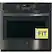 Alt View 16. GE - 30" Built-In Single Electric Convection Wall Oven - Black Stainless Steel.