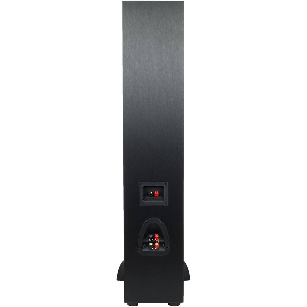 Back. Klipsch - Dual 6-1/2" Passive Floor Speaker (Each) - Brushed black.