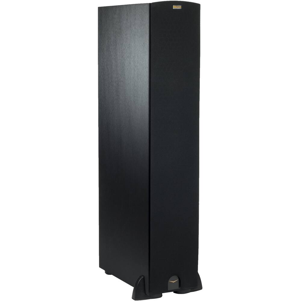 Left. Klipsch - Dual 6-1/2" Passive Floor Speaker (Each) - Brushed black.
