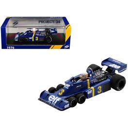 Tyrrell P34 #3 Jody Scheckter Winner Formula One F1 "Swedish GP" (1976) with Driver 1/43 Model Car by Spark