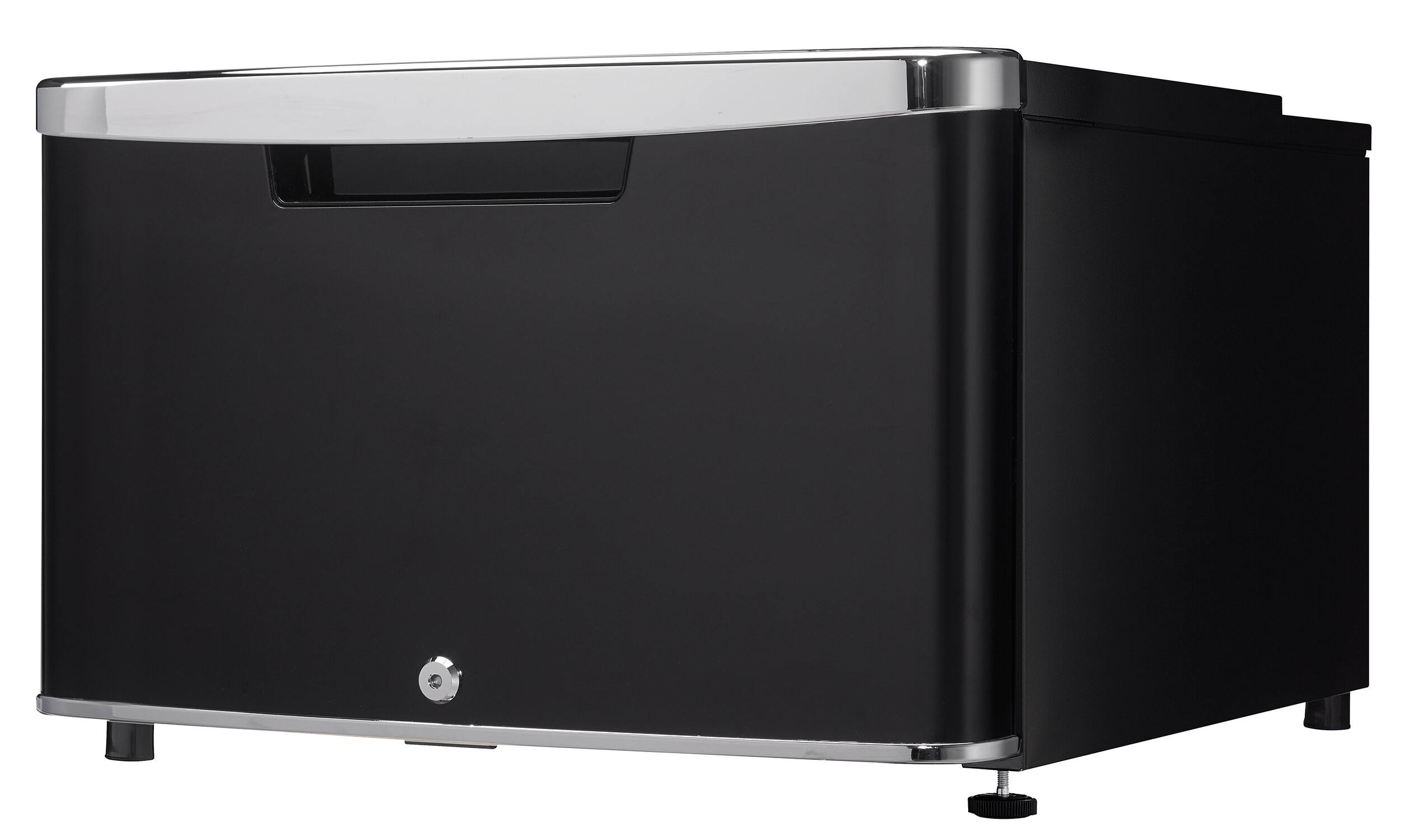 Left. Danby - ELEV8 Contemporary Classic Storage - Compact Fridge Pedestal - Midnight Black.