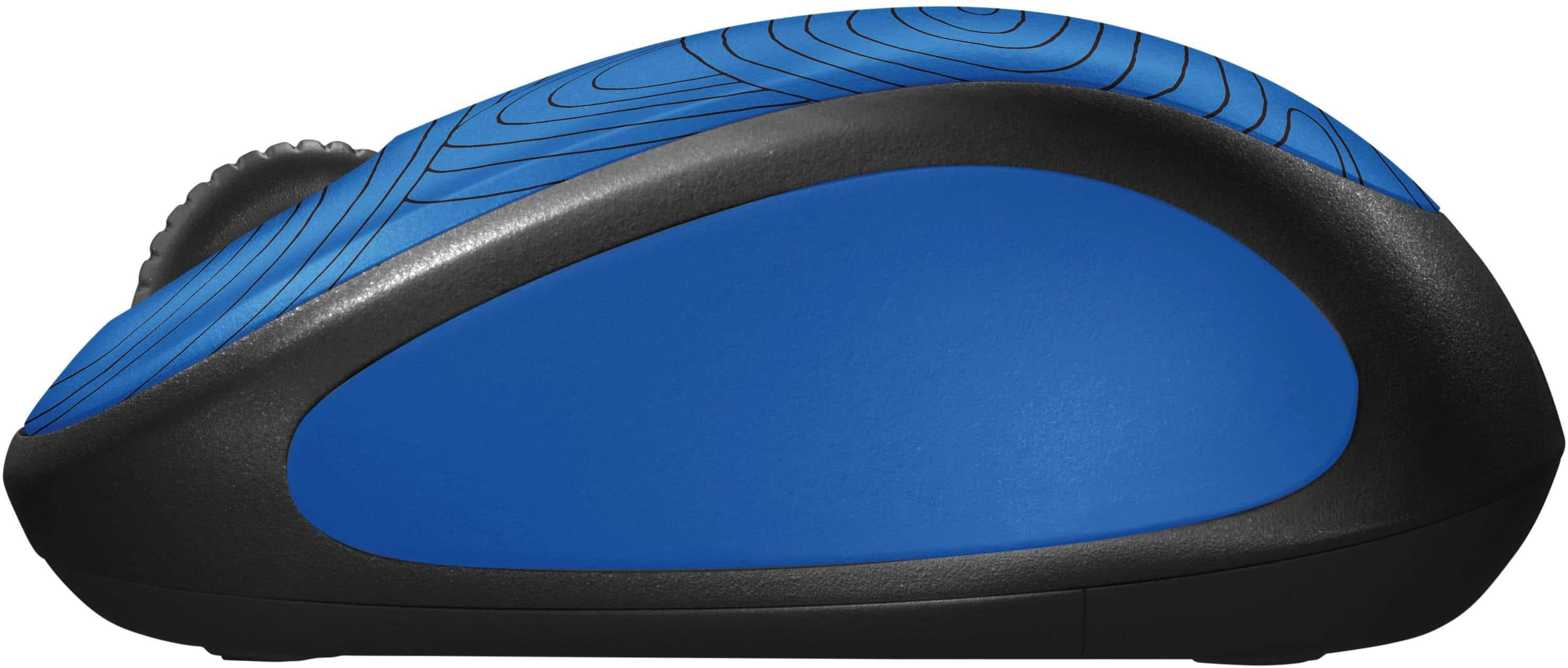 Best Buy Logitech M325c Doodle Collection Wireless Optical Mouse Deep Blue Bot 910 005030