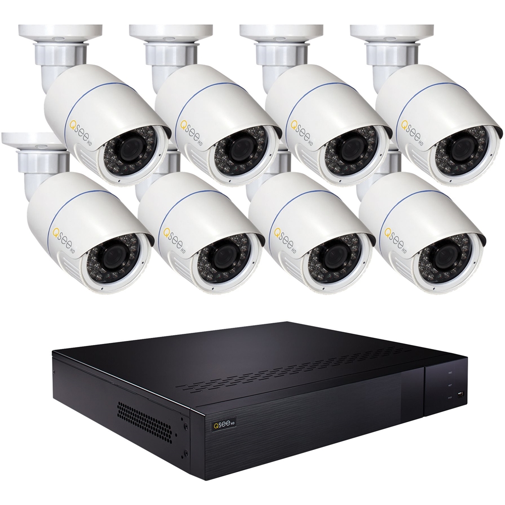 Saving Disguised cocaine Q-See 32-Channel, 8-Camera Indoor/Outdoor Wired 4MP 3TB NVR Surveillance  System White QT816-8CY-3 - Best Buy