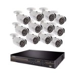 Front Zoom. Q-See - 16-Channel, 12-Camera Indoor/Outdoor Wired 2TB DVR Surveillance System - Black.