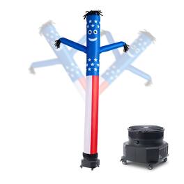 VEVOR - Inflatable Tube Man with Blower, 10 ft Tall, Wacky Waving Wind Flying Inflatable Dancing Tube Guy with 3/4 HP IPX3 - Blue