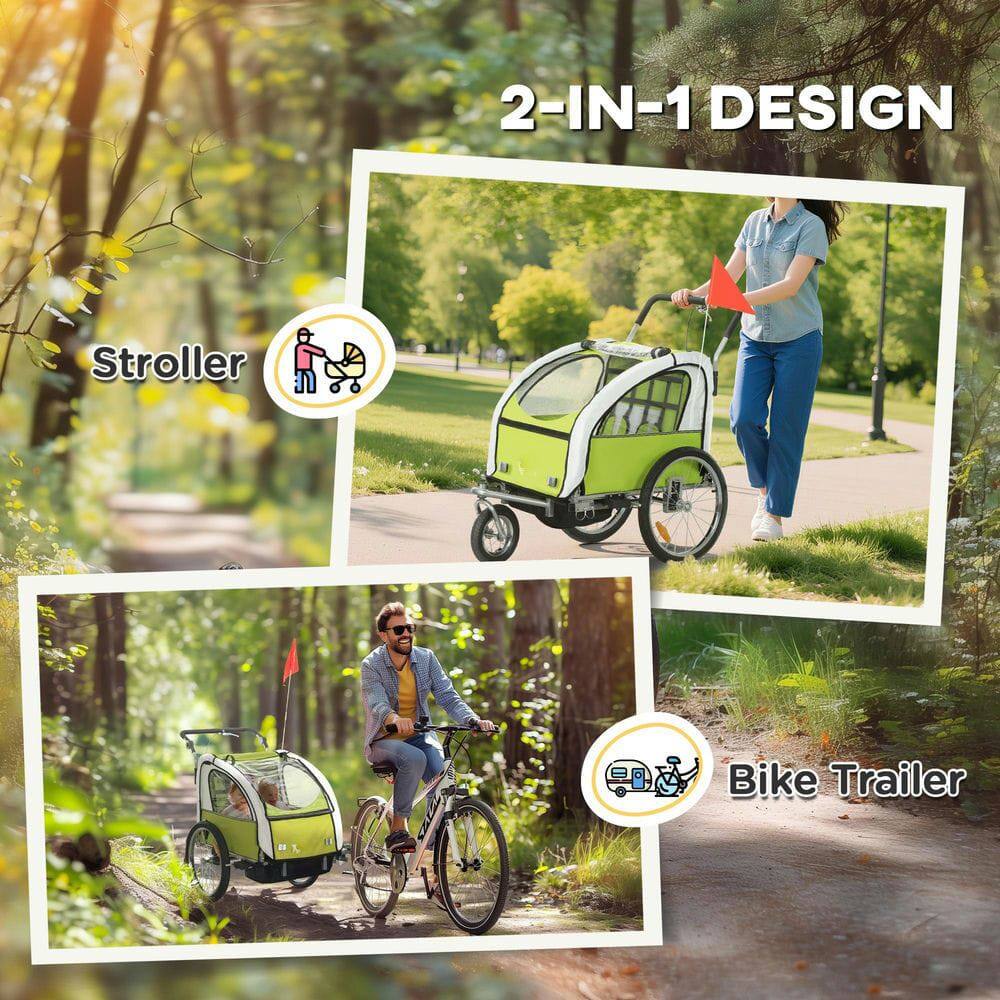2-IN-1 DESIGN

Stroller

Bike Trailer
