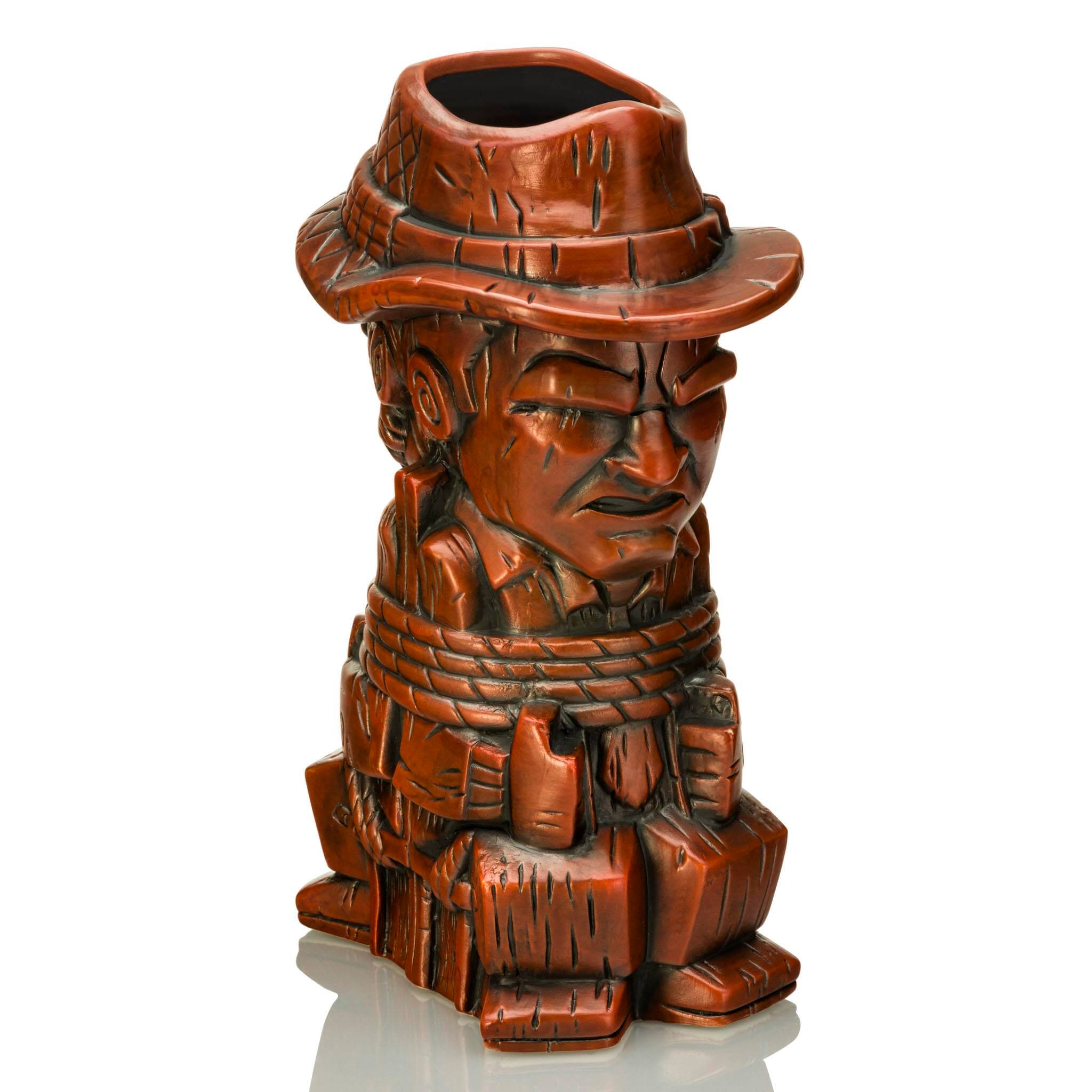 Alt View 1. ThinkGeek - Geeki Tikis Indiana Jones With Henry Jones Ceramic Mug | Holds 26 Ounces - Brown.