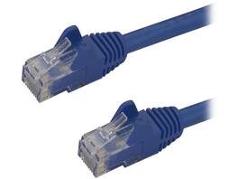 StarTech.com - StarTech N6PATCH4BL 4 ft Blue Cat6 UTP Cable with Snagless RJ45