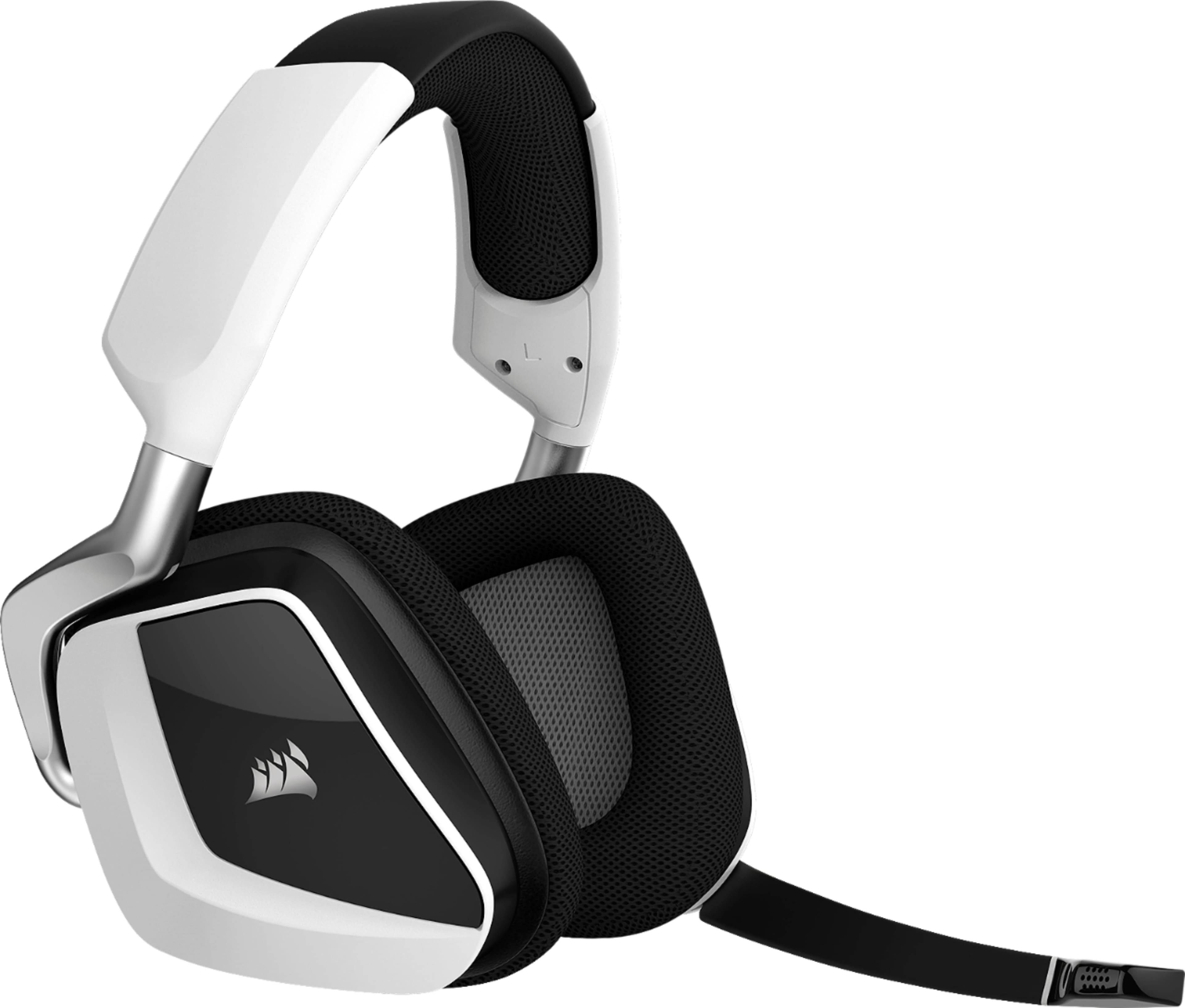 Left. CORSAIR - VOID PRO RGB Wireless Dolby 7.1-Channel Surround Sound Gaming Headset for PC.