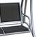 Alt View 3. Outsunny - Outsunny 3-Seat Outdoor Porch Swing Chair Patio Swing Glider with Adjustable Canopy.
