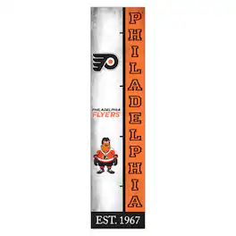 Fan Creations - Philadelphia Flyers 6" x 24" Progression Wood Sign - Multicolor