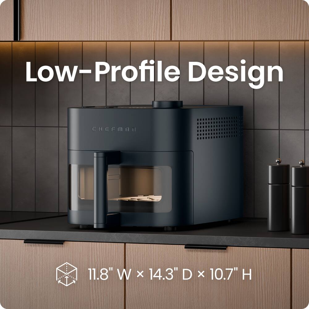 Low-Profile Design  
CHEFMAN  
11.8" W x 14.3" D x 10.7" H