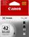 Front. Canon - CLI-42 Standard Capacity Ink Cartridge - Gray.