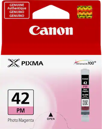 Front. Canon - CLI-42 Ink Cartridge - Photo Magenta.