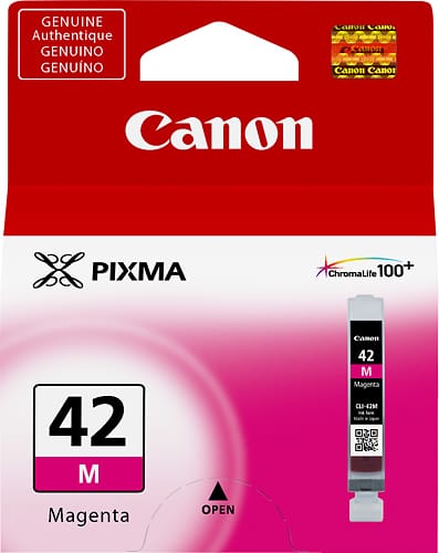 Canon - CLI-42 Ink Cartridge - Magenta - Larger Front