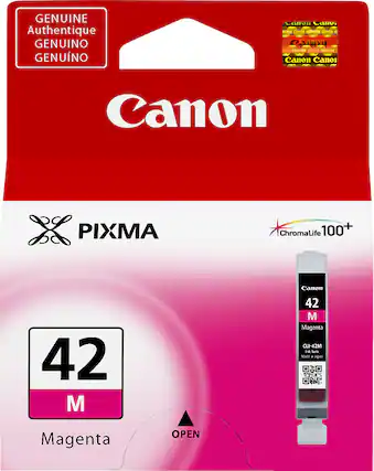 Front. Canon - CLI-42 Standard Capacity Ink Cartridge - Magenta.