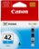 Front Zoom. Canon - CLI-42 Standard Capacity Ink Cartridge - Cyan.