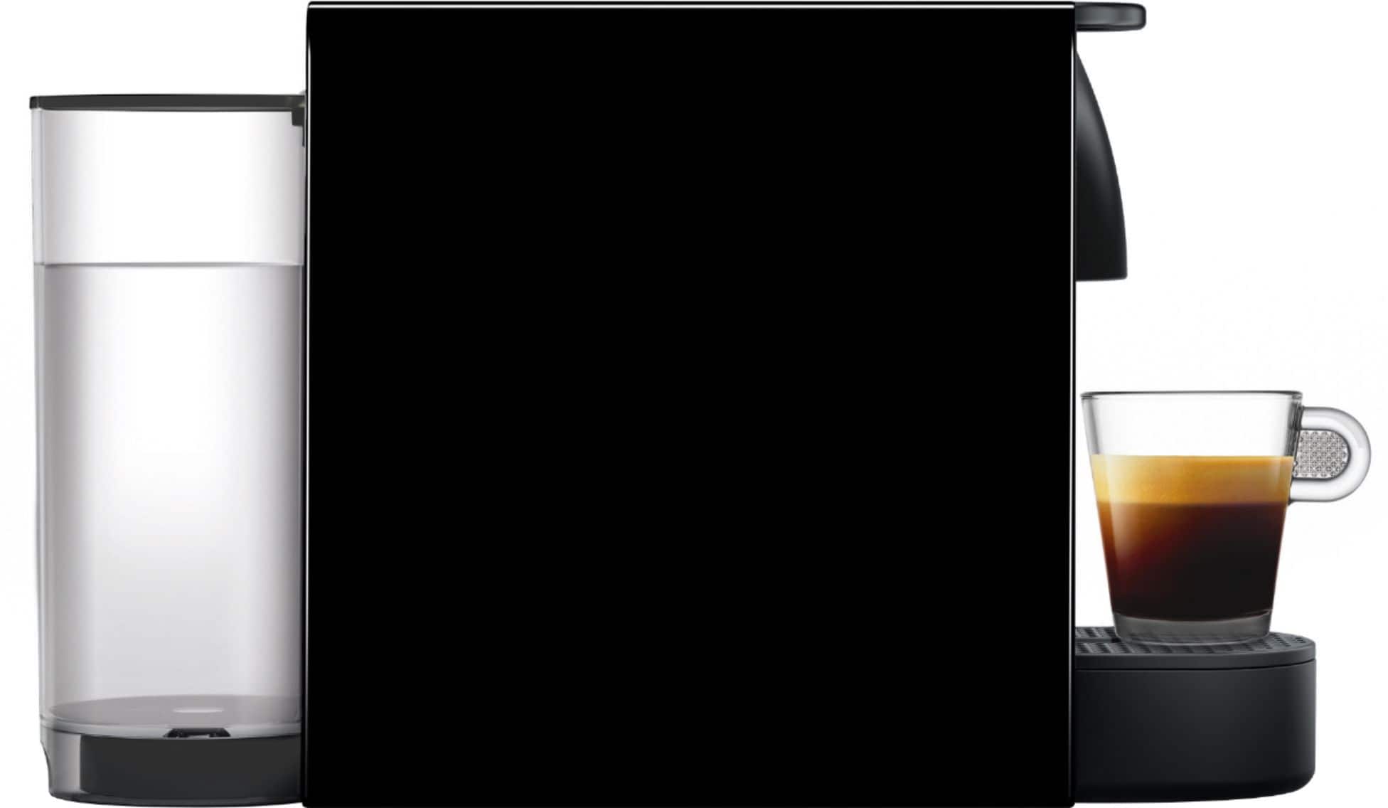 Alt View 12. Nespresso - Essenza Mini Black by Breville with Aeroccino3 - Piano Black.