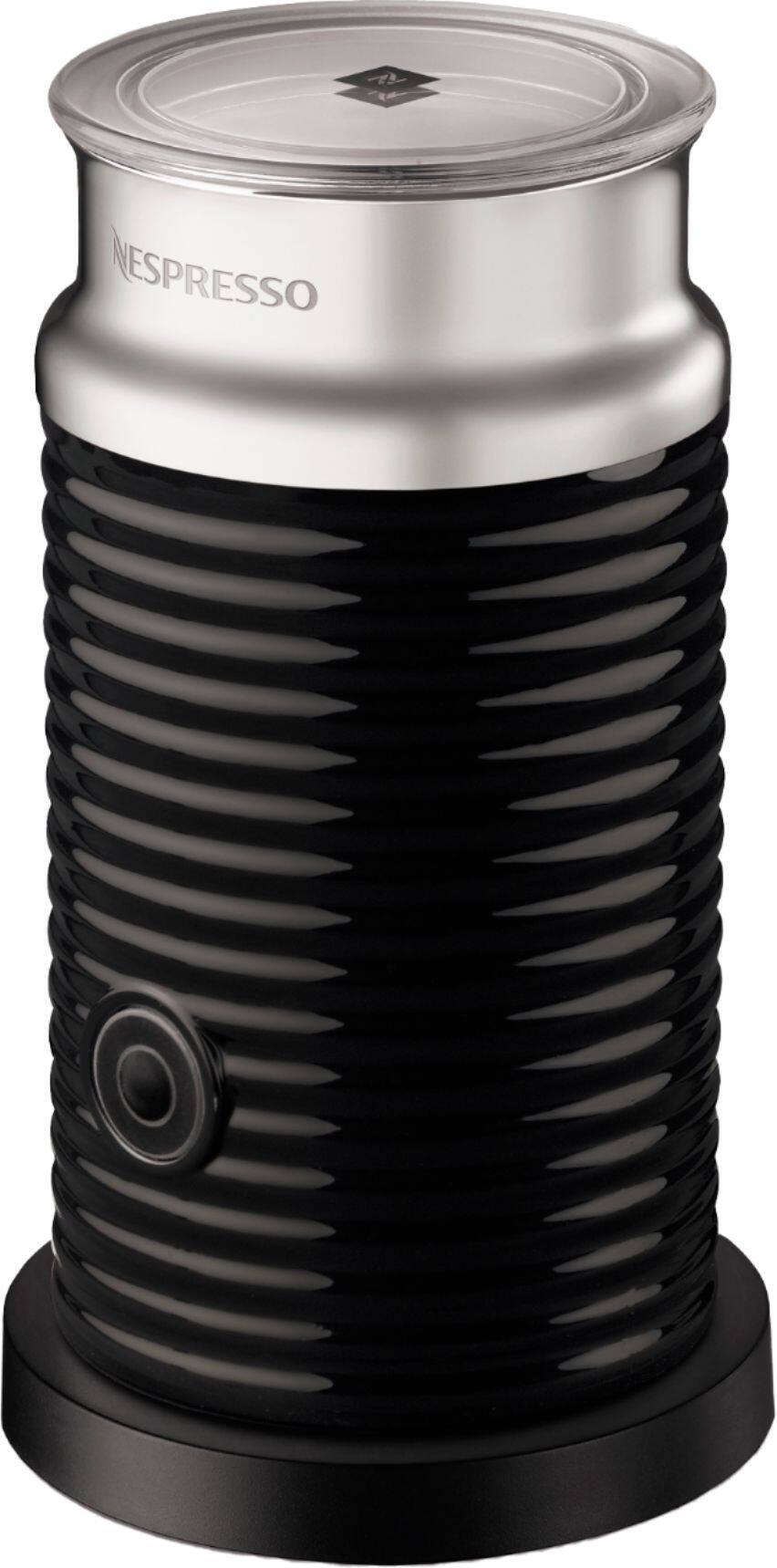 Alt View 15. Nespresso - Essenza Mini Black by Breville with Aeroccino3 - Piano Black.